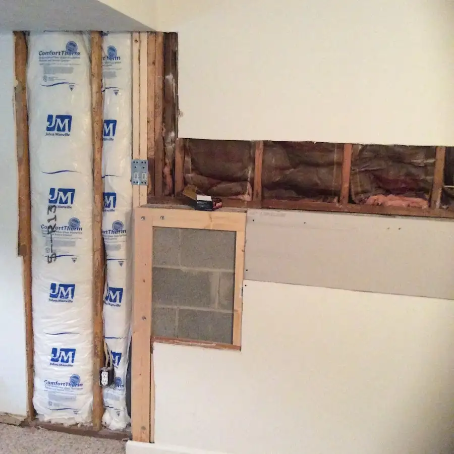 Wall insulation replacement during Contents Cleaning & Restoration in Alderwood Manor